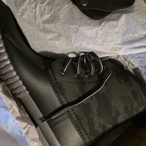 Black Camouflage Womens Boots